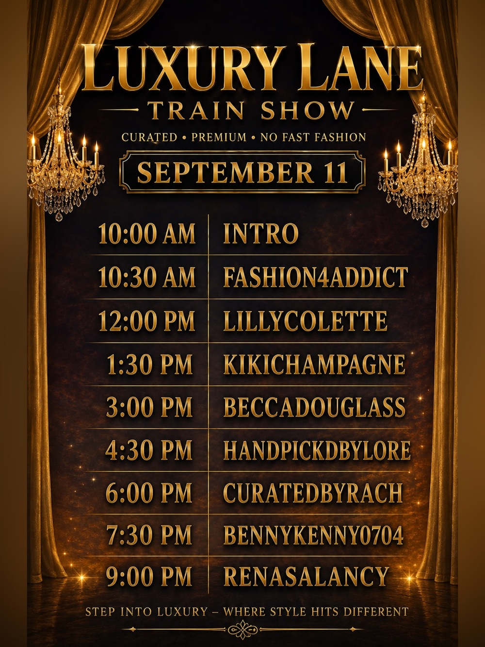 luxury lane train Sept 11 - Picture 3 of 13